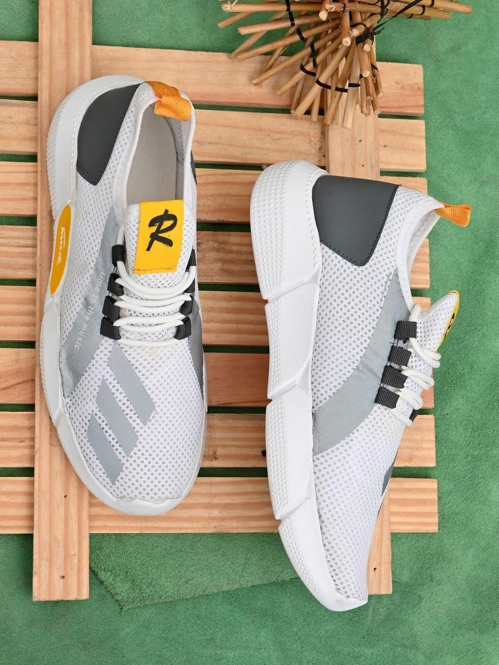 Daily Wear Men's White Casual Shoes